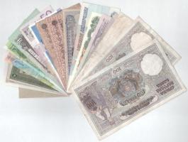 18db-os vegyes külföldi bankjegytétel T:AU-VG
18pcs mixed foreign banknote lot C:AU-VG