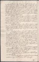 1839-1840 Derecskei uradalom történései (története) és annak jelen állapotja, Derecske mellett Kaba,...