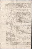 1839-1840 Derecskei uradalom történései (története) és annak jelen állapotja, Derecske mellett Kaba,...