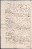 1839-1840 Derecskei uradalom történései (története) és annak jelen állapotja, Derecske mellett Kaba,...