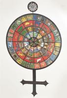 1985 Kustár Zsuzsa (1942-2014): Névadó világtükör, plakát, 97x68 cm