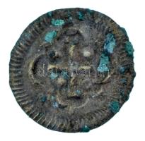 1116-1131. Denár Ag "II. István" (0,37g) T:XF patina Hungary 1116-1131. Denar Ag "Stephen II" (0,37g) C:XF patina Huszár: 84., Unger I.: 39.