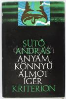 Sütő András: Anyám könnyű álmot ígér. Naplójegyzetek. A szerző, Sütő András (1927-2006) Herder- és Kossuth-díjas erdélyi magyar író által DEDIKÁLT példány! Bukarest, 1976., Kriterion. 4. kiadás. Kiadói kartonált papírkötés, kissé kopott kiadói papír védőborítóban.