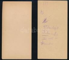 2 db klf Törley számolócédula