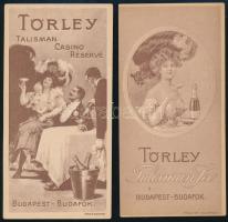 2 db klf Törley számolócédula