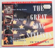The Great Song Stylistst. 4xCD, Nat King Cole, Frank Sinatra, Bing Crosby, Mel Torme &amp; Tony Bennett, bontatlan.