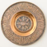 GYET jelzéssel: A zsidók kivonulása Egyiptomból, bronz fali dísz, d: 17 cm