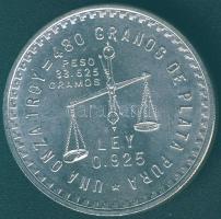Mexikó 1949. 1Ouzu Ag "Pénzverő" T:2