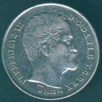 Dánia 1855. 1/2 Rigsdaler Ag "VII. Frigyes" T:3/3+