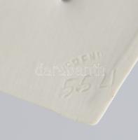 Herendi Matyó Madonna. Terv.: Lux Elek. fehér mázas, jelzett, hibátlan, m: 18,5 cm