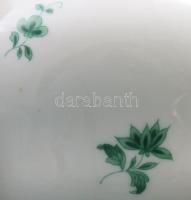 Óherendi, Herendi kis váza, Kézzel festett, jelzett, hibátlan d: 12 cm