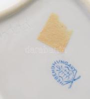 9 Herendi kiöntő kis tálka, gyűrűtartó, hamus, stb Kézzel festett, jelzett, kis kopással egyiken, má...