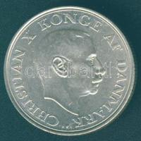 Dánia 1937. 2K Ag "X. Krisztián - 25 éves uralkodói jubileum" T:2 k