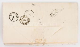 1853 Simor János (1812-1891) hercegprímás, bíboros, esztergomi érsek által aláírt levél nagyváradi p...