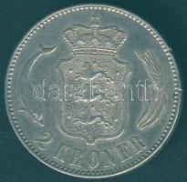 Dánia 1915. 2K Ag "X. Krisztián" T:3 kis k., kis ph