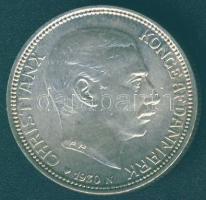 Dánia 1930. 2K Ag "IX. Krisztián születésnapja" T:1