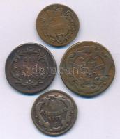 1759-1777. 4db-os Habsburg Mária Terézia krajcártétel, benne 1759. 1pf Cu + 1760. 1gr Cu + 1763S 1kr Cu + 1777S 1/2kr Cu T:VF,F