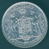 Dánia 1930. 2K Ag "IX. Krisztián születésnapja" T:2/2-