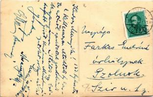 1934 Budapest V. Fővám tér télen, Szabadság híd pesti hídfő a vámszedőházakkal este, villamos. photo...