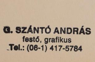 G. Szántó András (1937-2002): Termés. Fotó, papír, kartonon, hátoldalán pecséttel jelzett, 38x27 cm