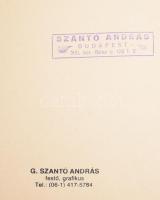 G. Szántó András (1937-2002): Rumba Gitana. Fotó, papír, kartonon, hátoldalán pecséttel jelzett, 38x...