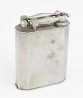 cca 1936-1945 Fujiama francia art deco asztali öngyújtó. Designer: Gaston Gaubert (1906-1994). Fém, jelzett, m: 10 cm