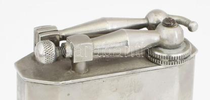 cca 1936-1945 Fujiama francia art deco asztali öngyújtó. Designer: Gaston Gaubert (1906-1994). Fém, ...