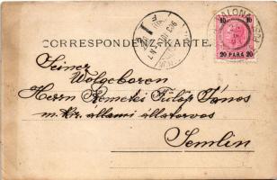 1903 Vlora, Valona; grain market. photo (EK)