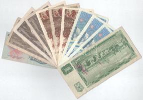 Csehszlovákia 1960-1988. 11db-os vegyes bankjegy tétel T:AU-F
Czechoslovakia 1960-1988. 11pcs of mi...