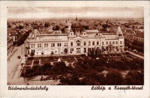Hódmezővásárhely, látkép a Kossuth térrel (fa)