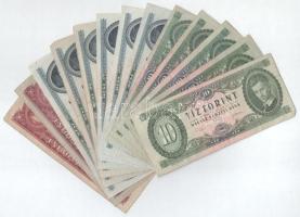 1962-1984. 10Ft-100Ft (13db, 7xklf) T:F,VG