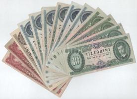 1962-1992. 10Ft-100Ft (13db, 8xklf) T:F,VG