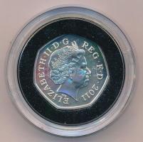 Nagy Britannia 2011. 50p Cu-Ni "2012 Nyári Olimpia, London - Íjászat" csavarozható kapszul...