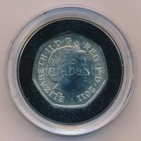 Nagy Britannia 2011. 50p Cu-Ni "2012 Nyári Olimpia, London - Kerékpározás" csavarozható ka...