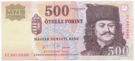 2006. 500Ft "A forradalom 50. évfordulója 1956. október 23.", "EC 6019090" T:UNC Adamo F54EE1