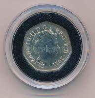 Nagy Britannia 2011. 50p Cu-Ni "2012 Nyári Olimpia, London - Triatlon" csavarozható kapszu...