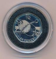 Nagy Britannia 2011. 50p Cu-Ni "2012 Nyári Olimpia, London - Asztalitenisz" csavarozható kapszulában T:AU, pici patina Great Britain 2011. 50 Pence Cu-Ni "2012 Summer Olympics, London - Table tennis" in screwable capsule C:AU, small patina Krause KM#1180a