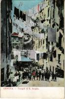 Genova, Truogoli di S. Brigida / street view (worn corners)