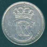 Dánia 1919. 25ö Ag X. Krisztián T:2/3+