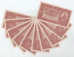 1920. 2K (10db) közeli sorszámok "2aa 004 476.614" és "2aa 004 476.673" között T:AU Adamo K7