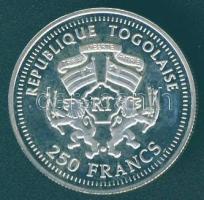 Togo 2004. 250Fr Ag Bicolor! "Német államfő Köhler" T:PP