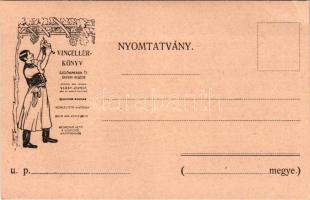 Vincellérkönyv szőlőmunkások és gazdák részére. Írta Vaday József, Második kiadása - reklám (EK)