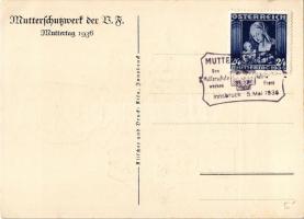 Tyrol, Mutterschutzwerk der Vaterländischen Front, Muttertag 1936. + So. Stpl s: Walter Honeder (EK)