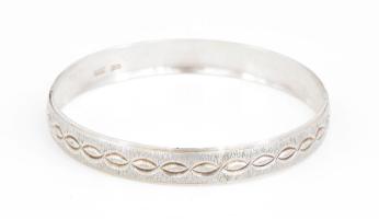 Ezüst (Ag) karkötő, jelzett, nettó: 13,5g