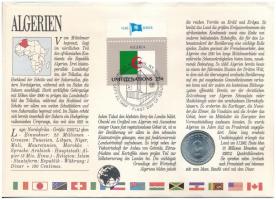 Algéria 1977. 5c Al "FAO" felbélyegzett borítékban, bélyegzéssel, német nyelvű leírással T...
