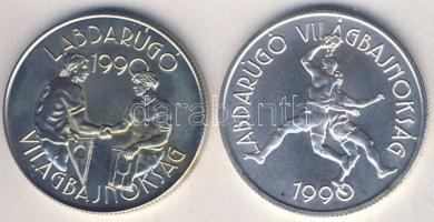 1989. 100Ft + 500Ft Ag "Labdarúgó VB" pár T:BU