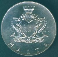 Málta 1973. 2Pounds Ag "Ta´l-Imdina kapu" T:BU