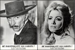 cca 1989 előtt készült, ,,Hé barátom, itt van Sabata!" című olasz film jelenetei és szereplői, ...