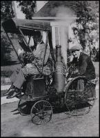 cca 1910 ,,Gőzgéppel működő taxi", 1 db modern nagyítás, jelzés nélkül, 21x15 cm