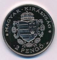 2019. "75 éves a forint - Szent István 10.000Ft-on és 10 pengőn" Ni emlékérem, dimenziós h...